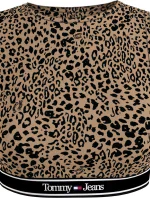 Dámský top UW0UW049710HD zvířecí vzor - Tommy Hilfiger