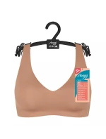 Dámská podprsenka ZERO Feel 2.0 Soft bra - BROWN - sv. hnědá 00CM - SLOGGI