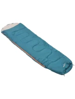 MUMIA TURISTICKÉ POSTELE XXL 230x80/50 cm MODRÉ ČERVENÉ LÍSTKY