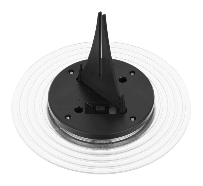 SOLÁRNÍ DISKOVÉ SVĚTLO 28 LED PRO MONTÁŽ NA ZEM NEBO NA STĚNU