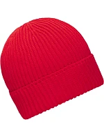 MB Pletená čepice z bio bavlny 03. red model 22446559 - Daiber MB Pletená čepice z bio bavlny 03. red model 22446559 - Daiber