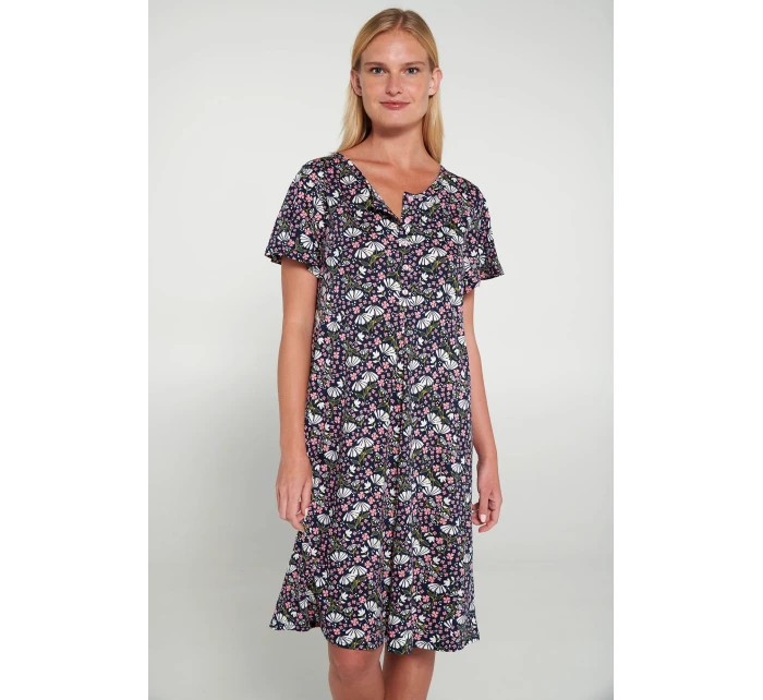 Noční košile s knoflíkovou légou model 19696393 - Vamp