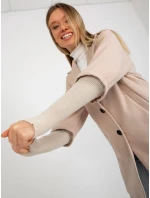 Dámský kabát TW CZ BI model 18309907 béžová - FPrice