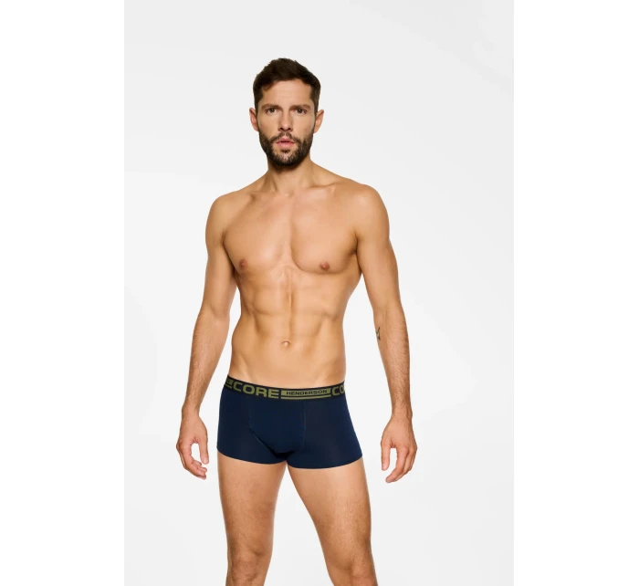 Boxerky Nosh 39781-MLC Zelená a tmavě modrá - Henderson