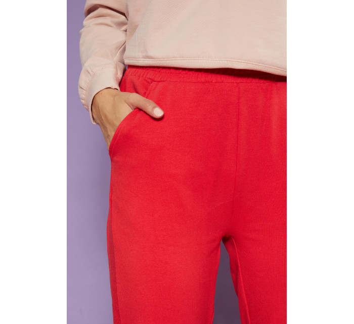 Monnari Kalhoty Bavlněné tepláky Multi Red