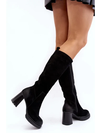 Semišové dámské boty Lemar Black Ceraxa Semišové dámské boty Lemar Black Ceraxa