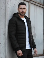 Pánská přechodná prošívaná bunda černá FashionStreet TX4145