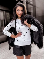 Dámský svetr ATHENA white FashionStreet MY2060 Dámský svetr ATHENA white FashionStreet MY2060