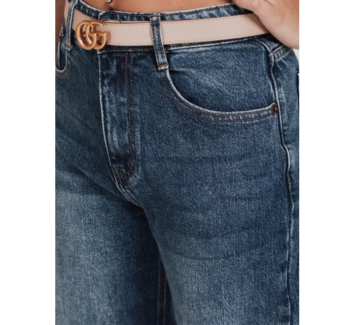 Dámské modré džíny s širokými nohavicemi FashionStreet UY2777