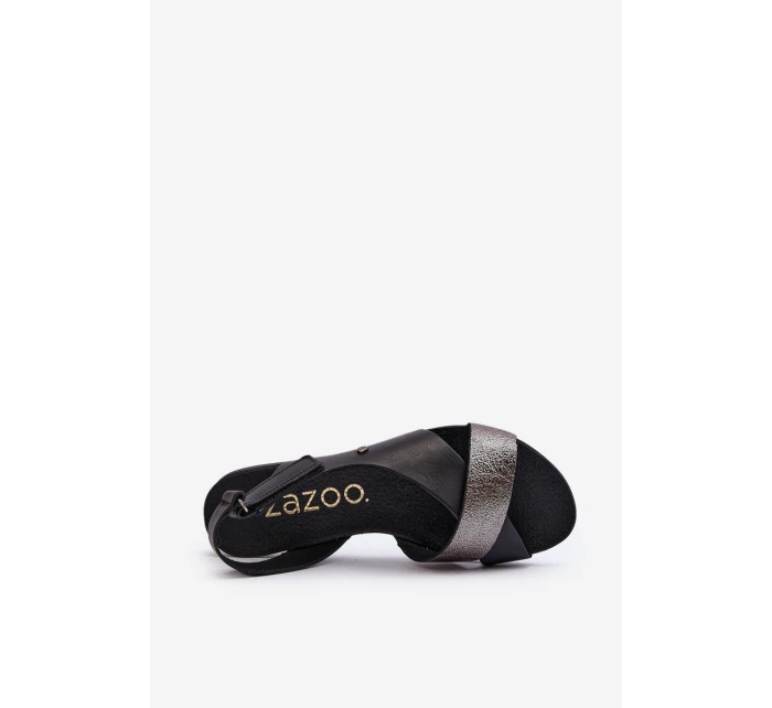 Kožené Sandály Na Suchý Černé model 21647961 - Zazoo