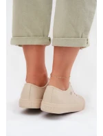 Dámské tenisky Eko kůže Big Star TT274019 Béžové