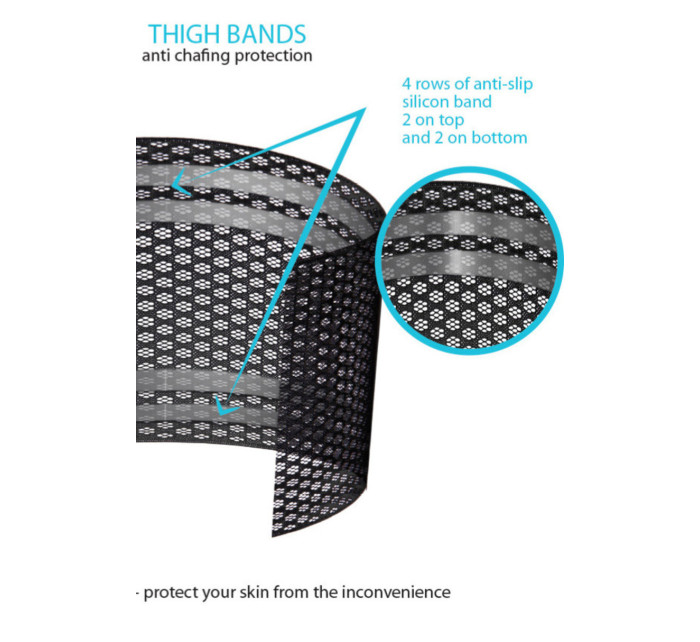Dámské vzorované ochranné pásky na stehna Thigh Bands WZ.2  - Sesto Senso