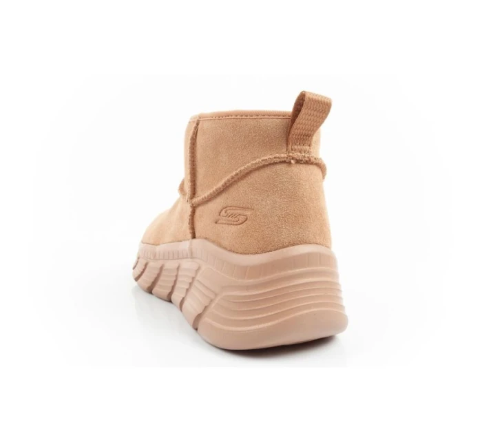 Skechers dámské zimní kotníkové boty zateplené kožené hnědé dámské