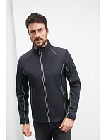 JN Pánská softshell bunda s odepínacími rukávy 02. black/red model 22529825 - Daiber