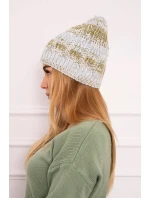 Fleecová čepice Melisa K241 mint+olive