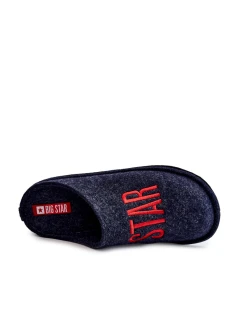 Klasické pánské pantofle Big Star model 21603100 Námořnická modré - Big Star Shoes