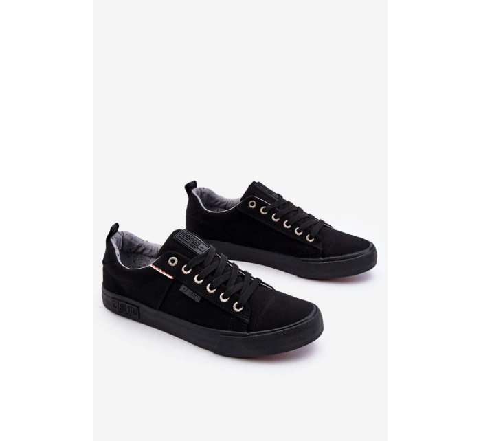 Pánské nízké Materiál tenisky Big Star KK174002 Černá