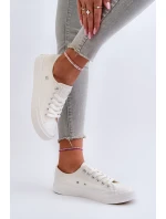 Klasické Dámské Tenisky Big Star NN274285 Bílé Klasické Dámské Tenisky Big Star NN274285 Bílé