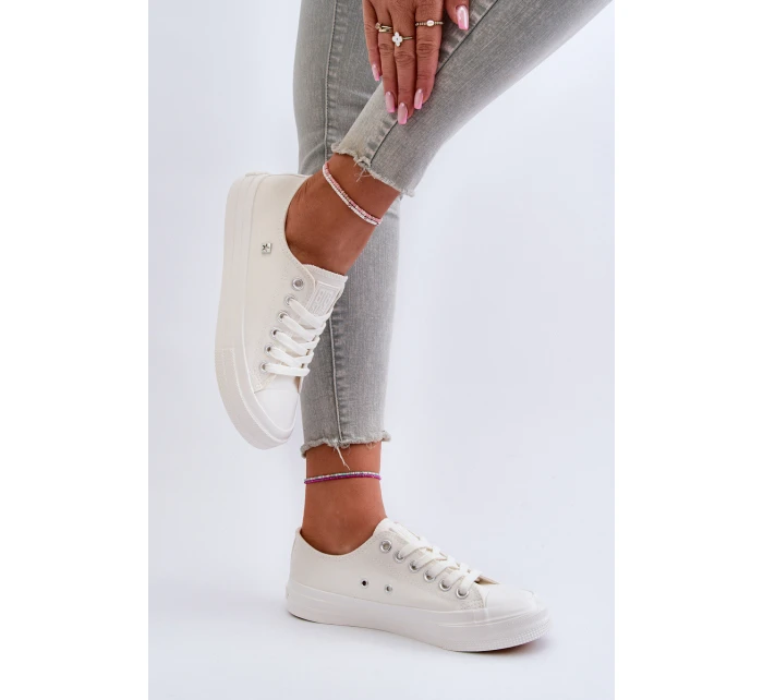 Klasické Dámské Tenisky Big Star NN274285 Bílé Klasické Dámské Tenisky Big Star NN274285 Bílé