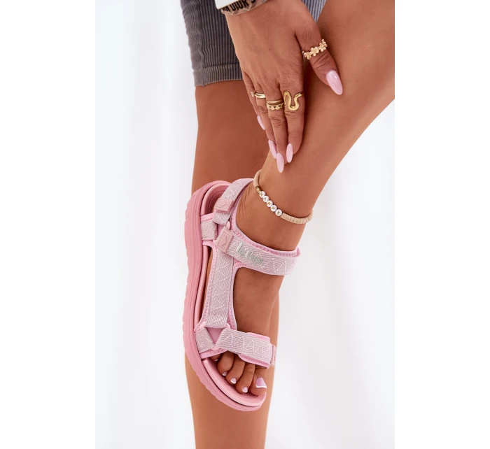 Dámské Sandály Na Růžové model 21693267 - Lee Cooper Dámské Sandály Na Růžové model 21693267 - Lee Cooper