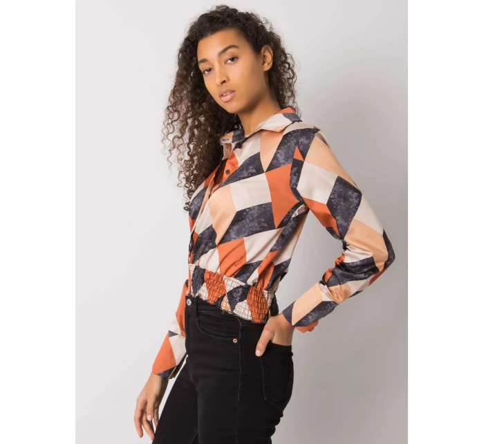 Halenka DHJ BZ 15251.82 černá a béžová