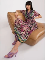 Šaty DHJ SK 11331 3.61 černá a růžová