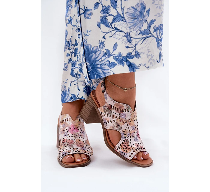 Dámské sandály model 22064251 růžové Jezzi - SWEET SHOES Dámské sandály model 22064251 růžové Jezzi - SWEET SHOES