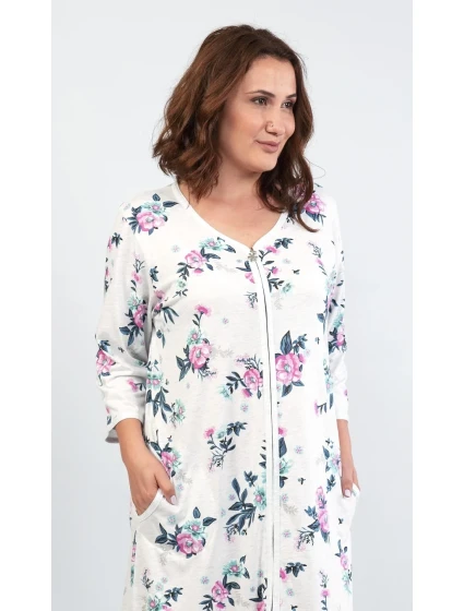 Dámské domácí šaty s tříčtvrtečním rukávem model 16162326 - Vienetta