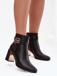 Boty na podpatku  model 220694 Step in style