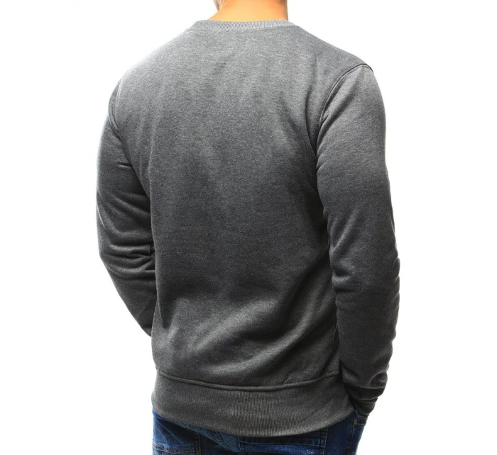 Pánská mikina s kapucí antracitová model 21962655 - FashionStreet