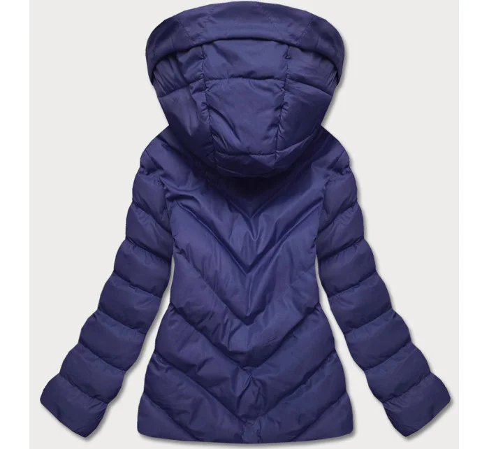 KRÓTKA ZIMOWA KURTKA DAMSKA GRANATOWA model 21244528 - J.STYLE KRÓTKA ZIMOWA KURTKA DAMSKA GRANATOWA model 21244528 - J.STYLE