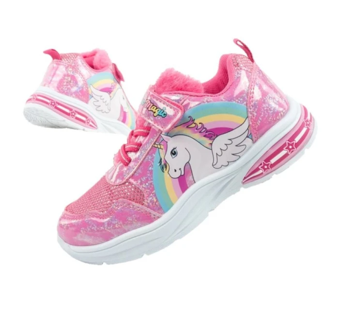 Leomil magic unicorn sportovní boty dětské tenisky LED