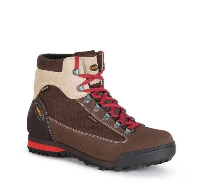 Aku Slope Gore-tex pánská kožená kotníková trekingová sportovní obuv hnědá Aku Slope Gore-tex pánská kožená kotníková trekingová sportovní obuv hnědá