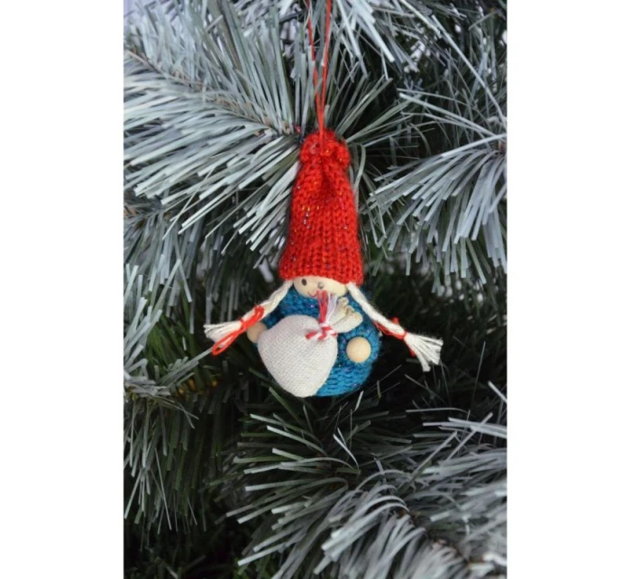 DEKORATIVNÍ PANENKA S TAŠKOU MODRÁ DÍVKA 7,5 CM DEKORATIVNÍ PANENKA S TAŠKOU MODRÁ DÍVKA 7,5 CM