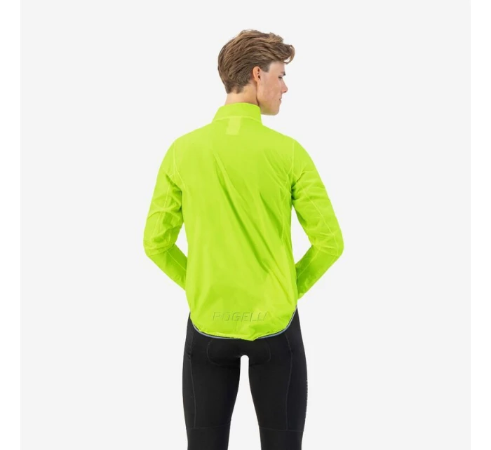 Bunda do deště Rogelli ESSENTIAL fluor 3XL
