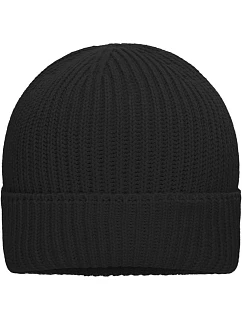 Daiber MB 7409 Pletená čepice z bio bavlny 03.7409 black