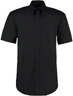 KK 109 Košile Oxford s krátkým rukávem black model 22419269 - Kustom Kit KK 109 Košile Oxford s krátkým rukávem black model 22419269 - Kustom Kit