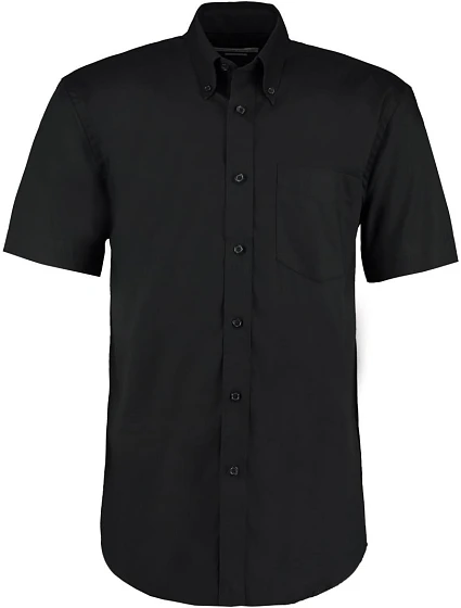 Kustom Kit KK 109 (18,5-23) Košile Oxford s krátkým rukávem 43.109X black Kustom Kit KK 109 (18,5-23) Košile Oxford s krátkým rukávem 43.109X black