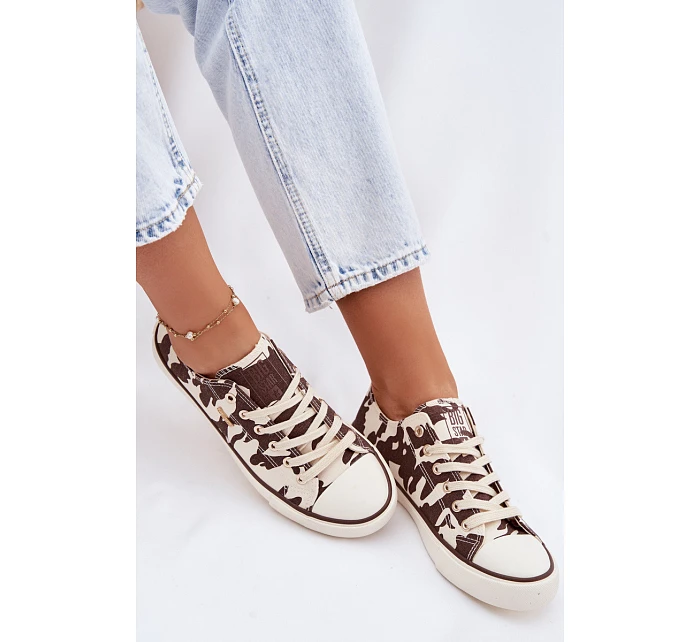 Dámské nízké tenisky Big Star model 22100966 s výšivkou - Big Star Shoes