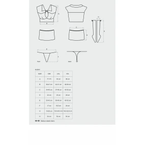 Sexy kostým Student -  Obsessive