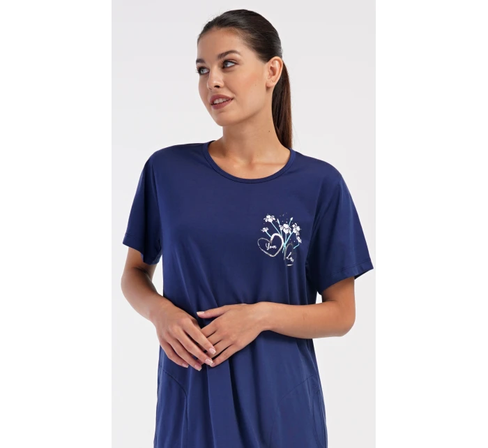 Dámské domácí šaty s krátkým rukávem model 21224664 - Vienetta