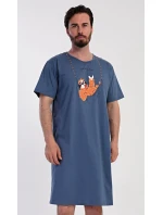 Pánská noční košile s krátkým rukávem model 21362744 - Vienetta MAN