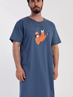 Pánská noční košile s krátkým rukávem model 21362744 - Vienetta MAN