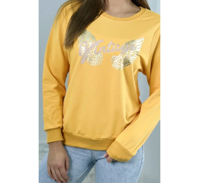 Mikina s potiskem hořčice