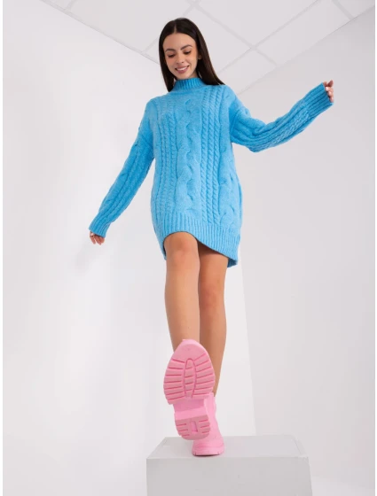 Sweter AT SW niebieski model 22539377 - FPrice Sweter AT SW niebieski model 22539377 - FPrice