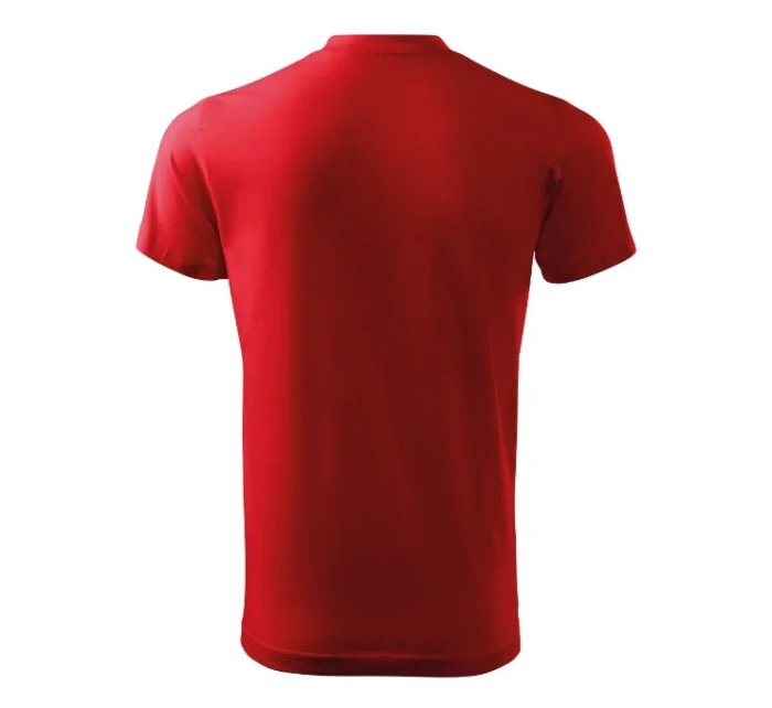 Heavy V-neck tričko unisex červená Heavy V-neck tričko unisex červená