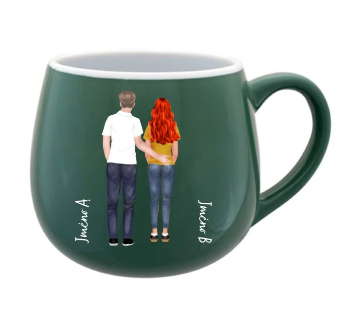 Personalizovaný keramický hrníček s párem 