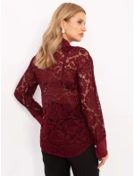 Dámská košile MI KS košile C243.18 Bordó - FPrice