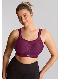 Sportovní podprsenka Panache 7341 34 D Bordó