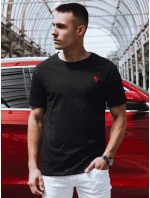 Pánské černé tričko FashionStreet RX5571